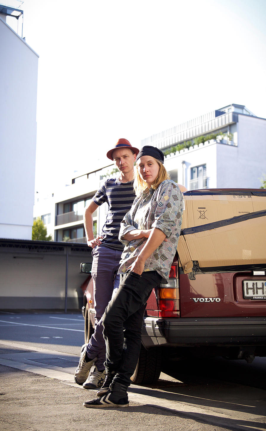 Das Duo "Theodor Shitstorm".