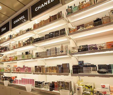 Perfume shop on Syltferry.