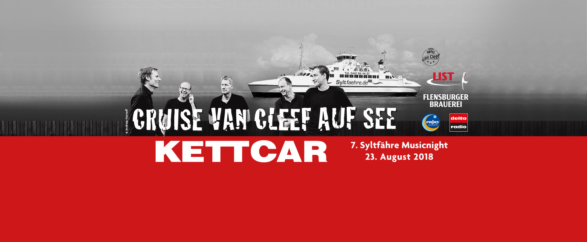 Syltfähre Music Night mit Cruise van Cleef und Kettcar.
